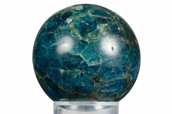 Bright Blue Apatite Sphere - Madagascar #334036